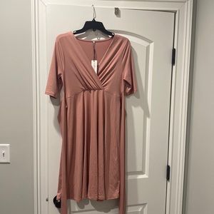 Never worn Mauve maternity dress